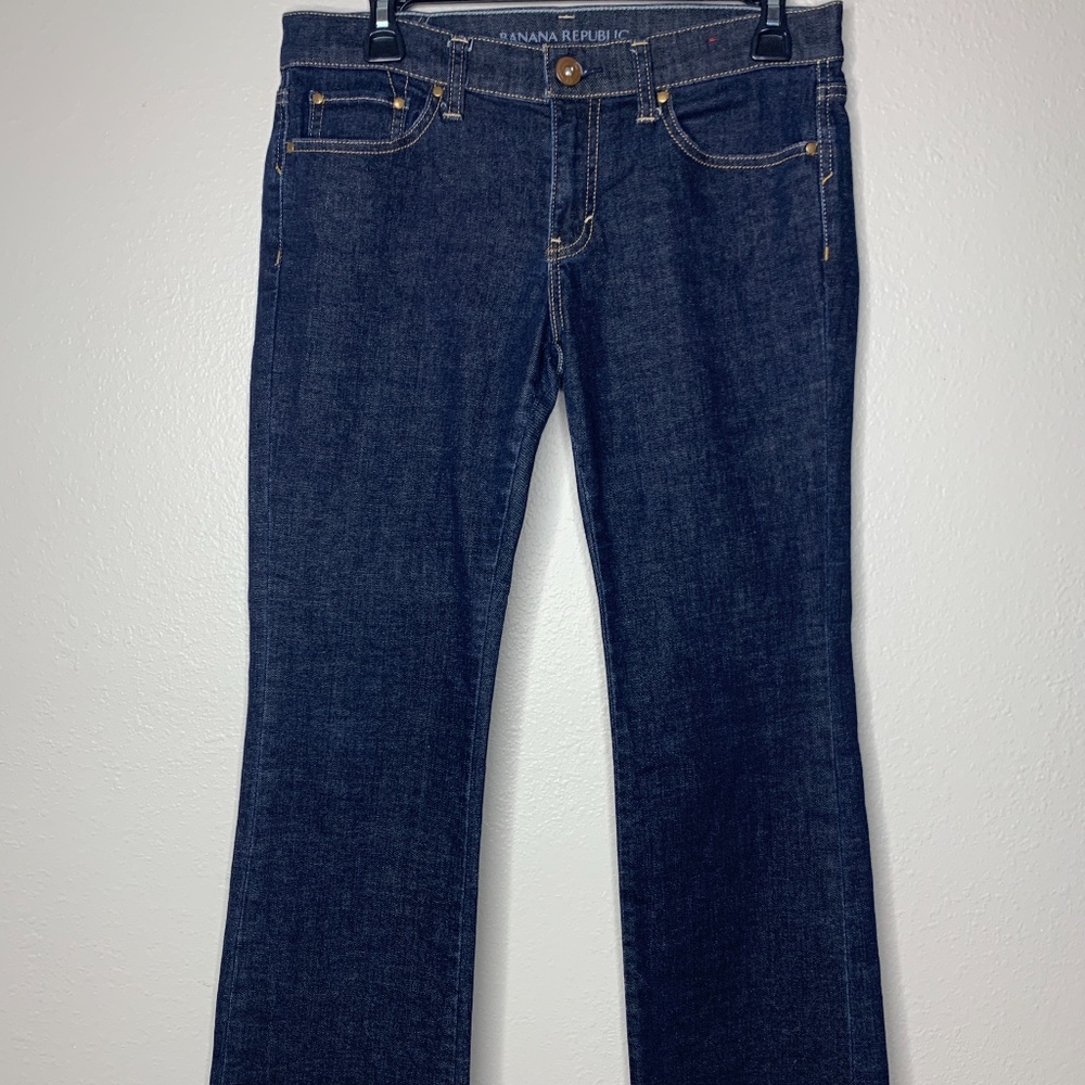 Banana Republic Dark Bootcut Jeans 28S